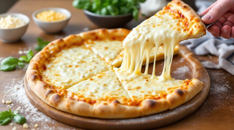 recette pizza 4 fromages